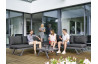 Salon de jardin bas inclinable aluminium/Sunproof 6 personnes Auckland - Sieger Exclusiv Passion