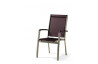 Fauteuil salon de jardin empilable aluminium/Textilux Bodega - Sieger