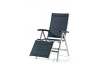 Fauteuil relax de jardin pliant inclinable aluminium/Textilux Bodega - Sieger