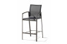 Fauteuil haut salon de jardin aluminium/Textilux Bozen Barset - Sieger Exclusiv