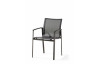 Fauteuil salon de jardin empilable aluminium/Textilux Bozen - Sieger Exclusiv