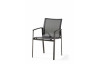 Ensemble table et fauteuils de jardin aluminium/Textilux 6 personnes Bozen - Sieger Exclusiv