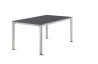 Ensemble table et fauteuils de jardin pliant aluminium/Textilux 6 personnes Calvi - Sieger Exclusiv