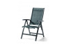 Grand fauteuil salon de jardin pliant inclinable aluminium/Textilux Calvi - Sieger Exclusiv