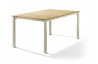 Ensemble table et fauteuils de jardin pliant aluminium/Teck certifié 6 personnes Catena - Sieger Exclusiv