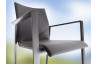 Ensemble table et fauteuils de jardin aluminium/Textilux 2 personnes Lagos - Sieger Exclusiv