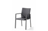 Ensemble table et fauteuils de jardin pliant aluminium/Textilux 2 personnes Lagos - Sieger Exclusiv