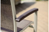 Ensemble table et fauteuils de jardin extensible aluminium/Textilux 8 personnes Royal - Sieger Exclusiv