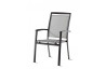 Fauteuil salon de jardin empilable aluminium/Textilux Royal - Sieger Exclusiv