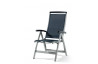 Grand fauteuil salon de jardin pliant inclinable aluminium/Textilux Royal - Sieger Exclusiv