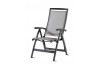 Grand fauteuil salon de jardin pliant inclinable aluminium/Textilux Royal - Sieger Exclusiv