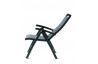 Grand fauteuil salon de jardin pliant inclinable aluminium/Textilux Royal - Sieger Exclusiv