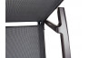 Fauteuil salon de jardin empilable aluminium/Textilux Salerno - Sieger Exclusiv