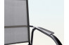 Fauteuil salon de jardin empilable aluminium/Textilux Sirio - Sieger Exclusiv