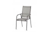 Ensemble table et fauteuils de jardin aluminium/Textilux 6 personnes Sirio - Sieger Exclusiv