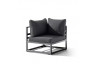 Salon de jardin bas pliant aluminium/Sunproof 6 personnes Sydney - Sieger Exclusiv Passion