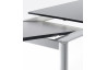 Ensemble table et fauteuils de jardin extensible aluminium/Textilux 10 personnes Trento - Sieger Exclusiv