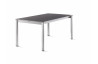 Ensemble table et fauteuils de jardin extensible aluminium/Textilux 10 personnes Trento - Sieger Exclusiv