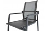 Fauteuil salon de jardin empilable aluminium/Textilux Yara - Sieger Exclusiv