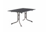 Ensemble table et fauteuils de jardin pliant aluminium/Textilux 6 personnes Meran - Sieger