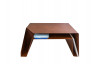 Table basse en corten bruni TAPE - TrackDesign par Umberto Colasanto