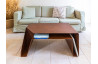 Table basse en corten bruni TAPE - TrackDesign par Umberto Colasanto