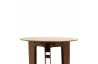 Table de jardin ronde en corten bruni LEGGERO 002 - TrackDesign par Giuseppe Pio D’Altilia