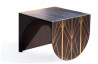 Table basse en corten bruni AESTUS - TrackDesign par Vincenzo Minenna