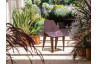 Chaise de jardin en corten bruni FOGLIA 001 - TrackDesign par Giuseppe Pio D’Altilia