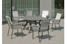 Fauteuil salon de jardin en aluminium et cordage - Catania - Hevea