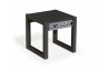 Table basse desserte en aluminium et cordage - Cayman - anthracite - Hevea