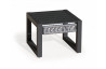 Table basse desserte en aluminium et cordage - Cayman - anthracite - Hevea