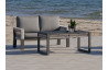 Salon de jardin bas 6 personnes en aluminium et cordage - Estambul - Hevea