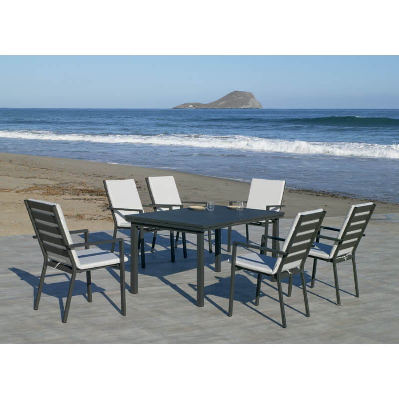 Table pliante rectangulaire 6 personnes - Table de jardin