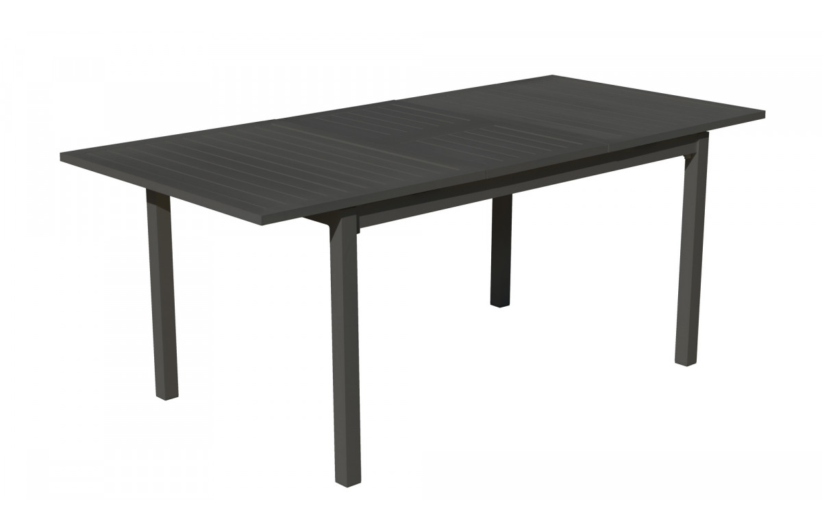 Table salon de jardin extensible 8 personnes en aluminium - Palma - Hevea