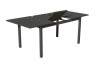 Table salon de jardin extensible 8 personnes en aluminium - Palma - Hevea