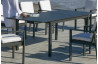 Table salon de jardin extensible 8 personnes en aluminium et HPL - Palma - Hevea