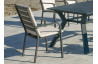 Fauteuil salon de jardin en aluminium et Dralon - Caravel - Hevea