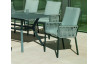 Fauteuil salon de jardin en aluminium et cordage - Catania - Hevea