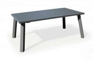 Table salon de jardin 8 personnes en aluminium - Dalas - Hevea