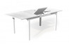 Ensemble table et fauteuils de jardin extensible 8 personnes en aluminium et textilène - Palma roma - Hevea