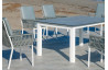 Ensemble table et fauteuils de jardin 6 personnes en aluminium et HPL - Camelia/catania - Hevea