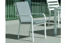 Fauteuil salon de jardin en aluminium et Dralon - Caravel - Hevea