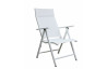 Fauteuil salon de jardin pliable multi-positions en aluminium et textilène - Casablanca - Hevea