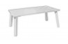 Ensemble table et fauteuils de jardin 6 personnes en aluminium et textilène - Dalas/priscila - blanc - Hevea