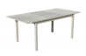 Table salon de jardin extensible 8 personnes en aluminium - Palma - Hevea