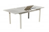 Table salon de jardin extensible 8 personnes en aluminium - Palma - Hevea