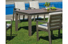 Table salon de jardin 8 personnes en aluminium et HPL - Camelia - Hevea