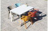 Table de jardin rectangulaire MEET en aluminium et HPL 4 personnes EZPELETA