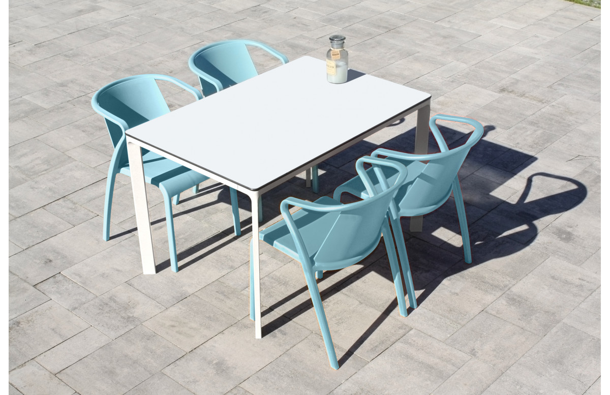 Ensemble table et chaises de jardin 4 personnes Ezpeleta Meet-Fado